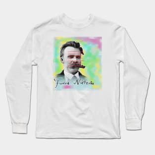 Philosophy. Nietzsche on Art and Life Long Sleeve T-Shirt